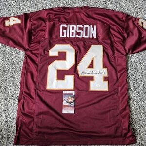 Antonio Gibson Signed Jersey #24 American Football NFL